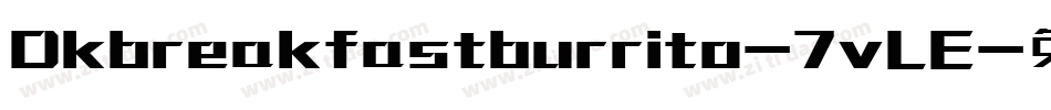 Dkbreakfastburrito-7vLE字体转换