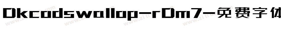 Dkcodswallop-rDm7字体转换