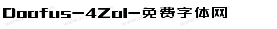 Doofus-4Zol字体转换