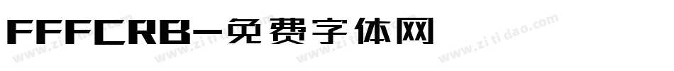FFFCRB字体转换