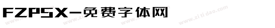 FZPSX字体转换