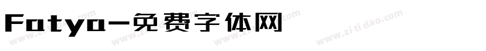 Fatya字体转换