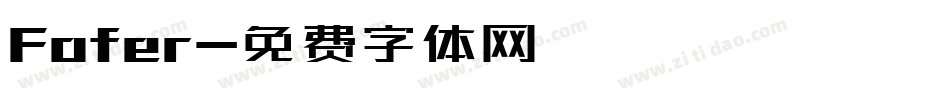 Fofer字体转换