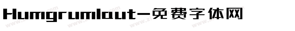 Humgrumlaut字体转换