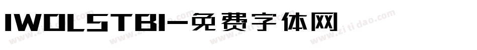 IWOLSTBI字体转换