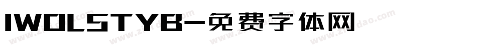 IWOLSTYB字体转换