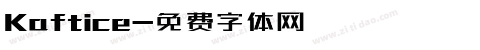 Kaftice字体转换