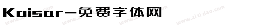 Koisar字体转换