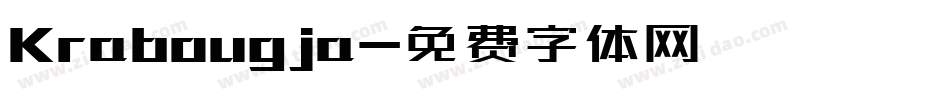 Krabougja字体转换