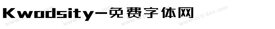 Kwodsity字体转换