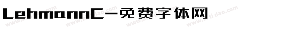 LehmannC字体转换