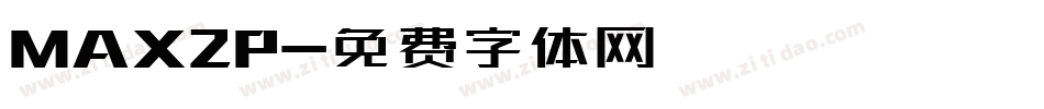 MAX2P字体转换