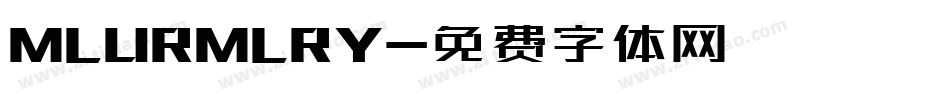 MLURMLRY字体转换