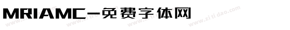 MRIAMC字体转换