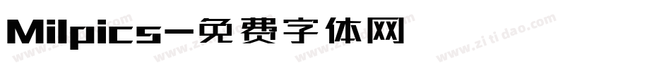 Milpics字体转换