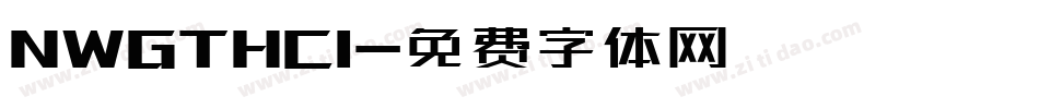 NWGTHCI字体转换
