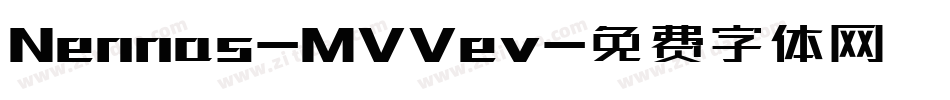 Nennas-MVVev字体转换