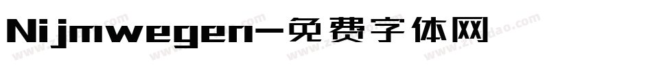 Nijmwegen字体转换