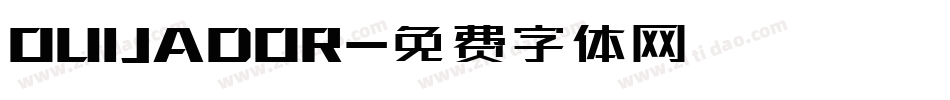 OUIJADOR字体转换