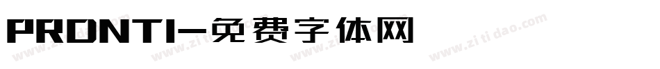 PRDNTI字体转换