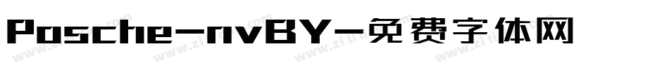 Posche-nvBY字体转换