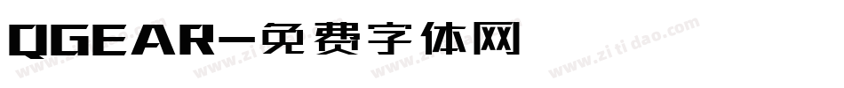 QGEAR字体转换