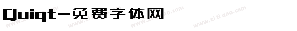 Quiqt字体转换