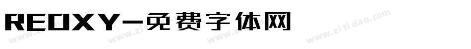 REOXY字体转换