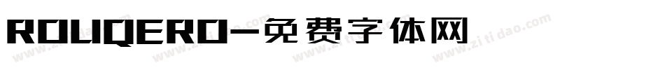 ROUQERO字体转换