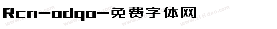 Rcn-odqo字体转换