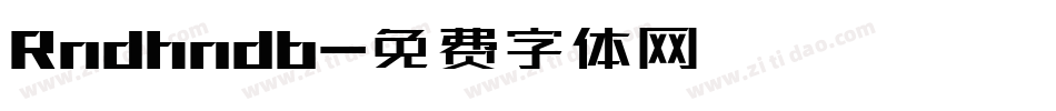 Rndhndb字体转换