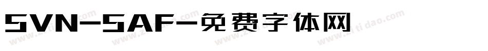 SVN-SAF字体转换