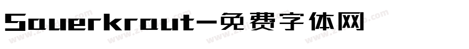 Sauerkraut字体转换