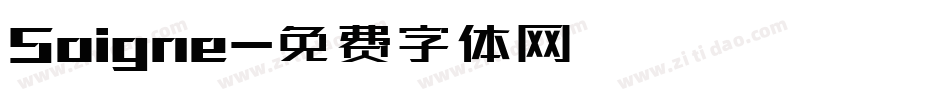 Soigne字体转换