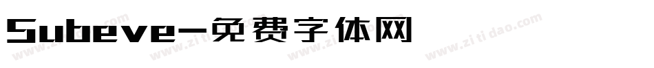 Subeve字体转换