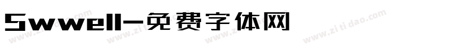 Swwell字体转换