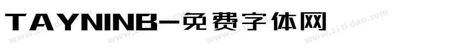 TAYNINB字体转换