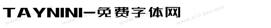 TAYNINI字体转换