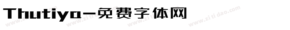 Thutiya字体转换