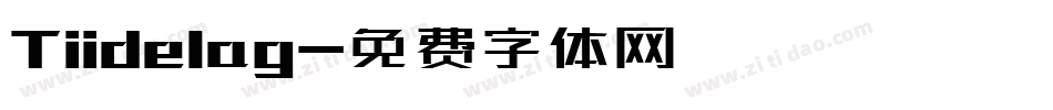 Tiidelag字体转换