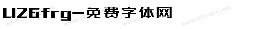 U26frg字体转换