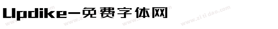 Updike字体转换