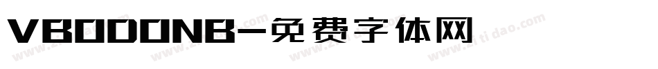 VBODONB字体转换