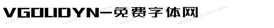 VGOUDYN字体转换