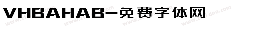 VHBAHAB字体转换