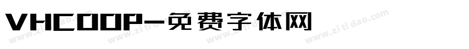 VHCOOP字体转换