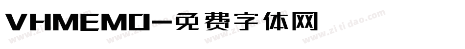 VHMEMO字体转换