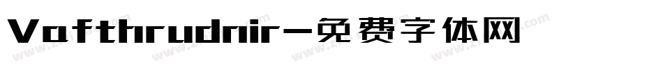 Vafthrudnir字体转换