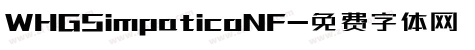 WHGSimpaticoNF字体转换