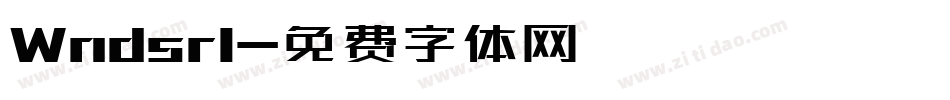 Wndsrl字体转换